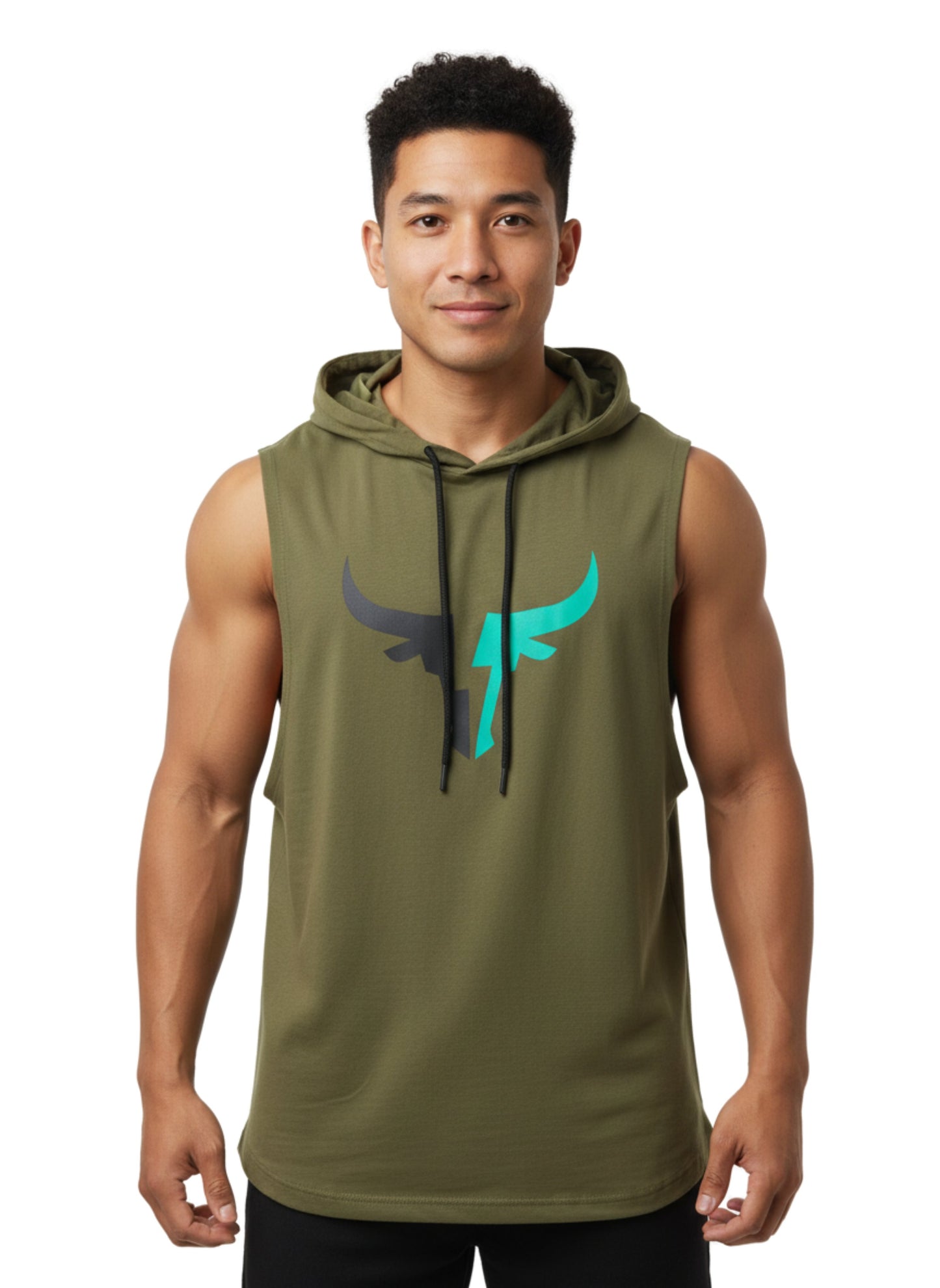 Men's Sleeveless Hooded Gym T-Shirt | Premium Athletic Muscle Fit Hoodie | Training & Casual Wear