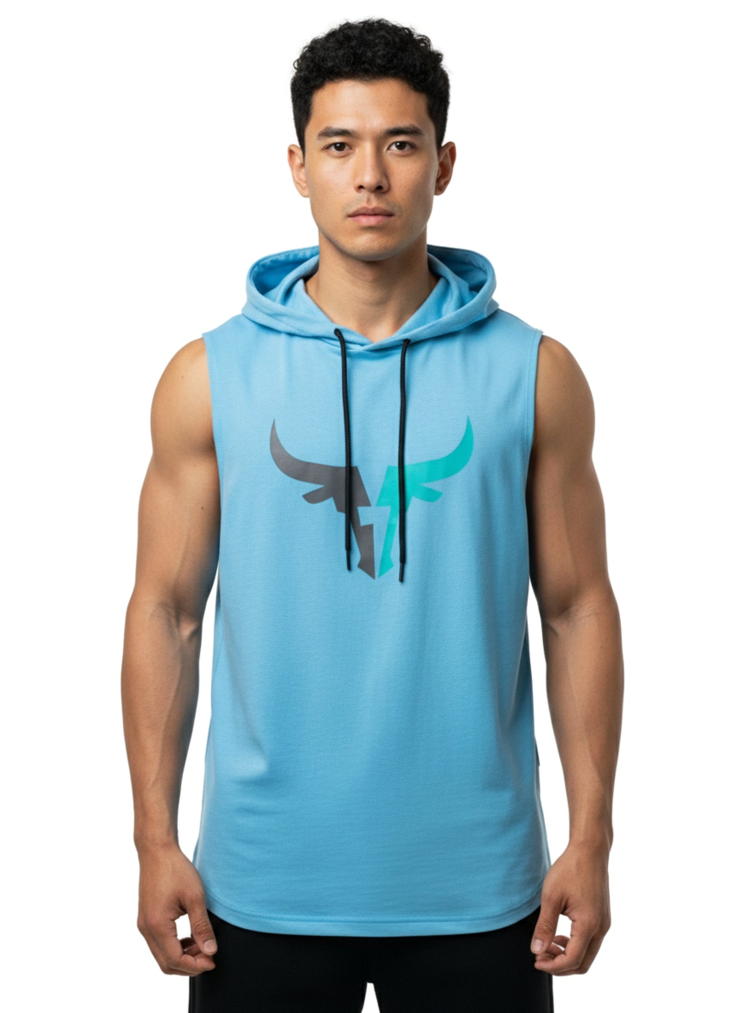 Men's Sleeveless Hooded Gym T-Shirt | Premium Athletic Muscle Fit Hoodie | Training & Casual Wear